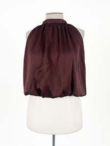 Pagani | Brown Cocktail Top | Size 12