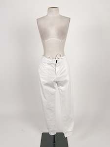 Maternity: Bassike | White Maternity Pants | Size L