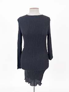 Mini Dresses: Zara | Black Cocktail Dress | Size L