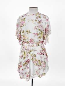 Mini Dresses: Unknown Brand | White Casual Dress | Size M