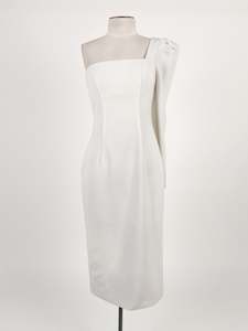 By Johnny. | White Cocktail Dress | Size 12