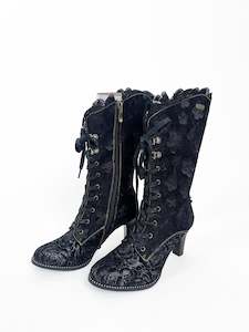 Maher | Heeled Lace-Up Ankle Boot | Size 38