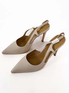 Footwear: Siren Shoes | Beige Cocktail/Formal Footwear | Size 7