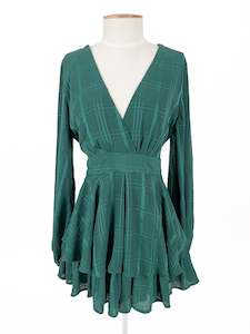 Molly Marsland: Saints + Secrets | Green Cocktail Jumpsuit | Size 12