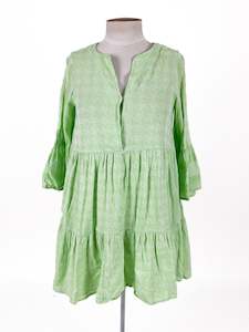 Molly Marsland: Summery Copenhagen | Green Casual Dress | Size S