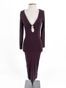 Georgiasglobe: Kookai | Brown Casual/Cocktail Dress | Size S