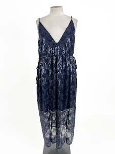 Pia | Navy Formal Dress | Size L