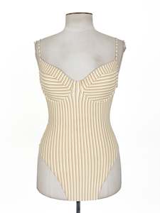 Swimwear: Monday Swimwear | Yellow Swimwear | Size M