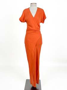 Maxi Dresses: Liam | Orange Casual/Formal Dress | Size 6
