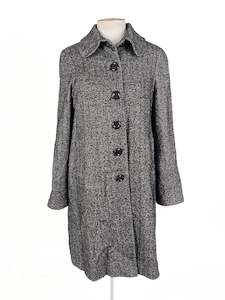 Coats: Resort | Grey Casual/Workwear Coat | Size 14