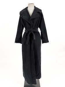 Collusion | Black Casual Coat | Size 8