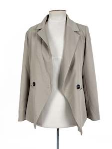 Ivy + Jack | Beige Workwear Jacket | Size 10