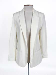 Jackets: H&M | White Workwear Jacket | Size 12