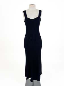 Maxi Dresses: Chic Wish | Black Casual Dress | Size S