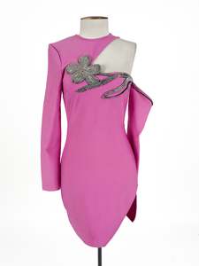Formal: Bella Barnett | Pink Cocktail/Formal Dress | Size S