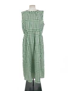 Designer: Kowtow - Green Maxi Dress (Size XXL)
