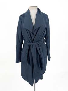 Coats: Vero Moda - Navy Coat (Size L)