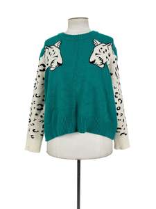 Knits Jackets Coats: Mink Pink - Green Knitwear (Size XL)