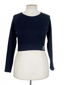 Final Clearance: Echt | Black Activewear Top | Size XL