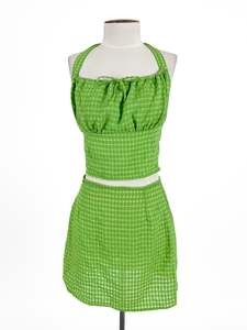 Gingham: Her Pony | Green Cocktail Sets | Size 10