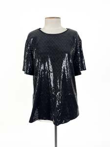 Sequin: Veronika Maine - Black Top (Size 6)