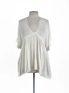 Decjuba - White Blouse (Size L)