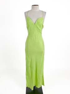 Maxi Dresses: Suboo | Green Cocktail Dress | Size L