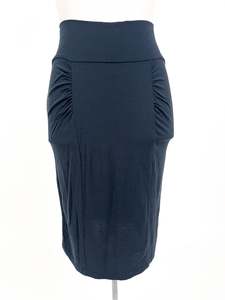 Midi Skirts: Mulli Design | Grey Casual/Workwear Skirt | Size 12