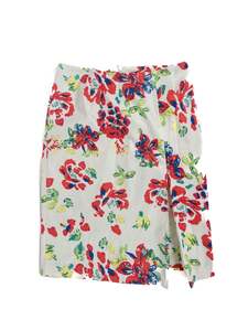 Maxi Skirts: Privilege - White Midi Skirt (Size 12)