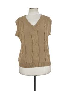Knits Jackets Coats: Princess Polly - Beige Vest (Size L)