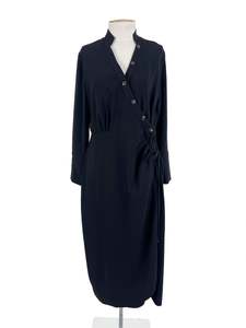 Final Clearance: Veronika Maine - Black Midi Dress (Size 8)