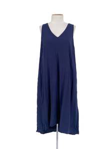 Max - Navy Midi Dress (Size 8)