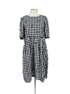 Gorman - Black & White Midi Dress (Size 10)