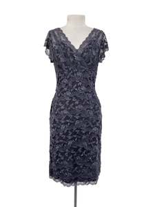 Sequin: Marina - Grey Mini Dress (Size 6)