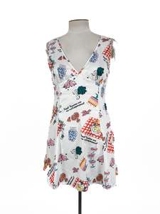 Cider - White Mini Dress (Size L)