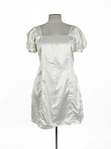 Final Clearance: Unknown Brand - White Mini Dress (Size L)