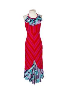 Designer: Rixo - Pink Midi Dress (Size S)