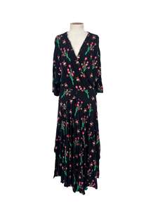 Trelise Cooper - Black Midi Dress (Size 10)