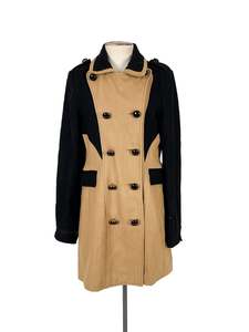 Emerge - Black & Beige Coat (Size 10)