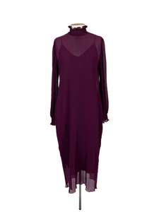 Kate Sylvester - Purple Midi Dress (Size 8)
