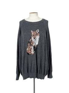 Sweaters: City Chic - Grey Sweater (Size 22)