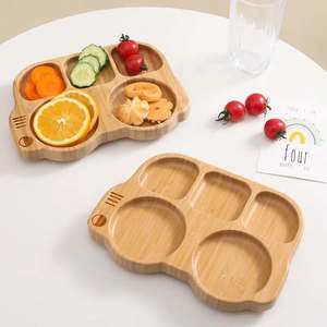Bus Bamboo Plate & Spoon