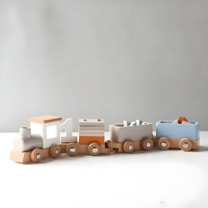 Play Learn: Wooden Train Set