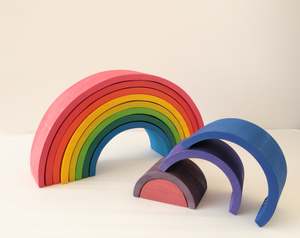 Large Wooden Rainbow Stackers