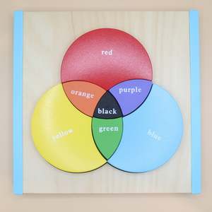 Wooden Puzzles: Colour Wheel Puzzle