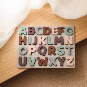 Silicone Alphabet Sorting Puzzle