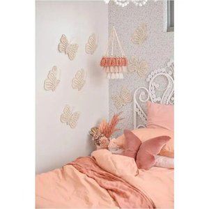 Wall Decor: Rattan Butterfly Wall Art (Each)