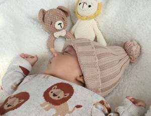 100% Organic Cotton Knitted Beanie