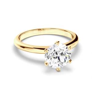 Round Brilliant Cut Diamond Solitaire Engagement Ring