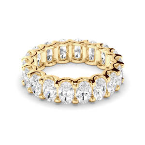 Oval Cut Diamond Eternity Ring
